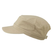 Garment Washed Adjustable Army Cap