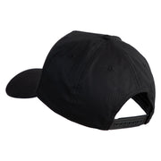 Maple Bonsai Embroidered Solid Cotton Twill 5 Panel Prostyle Snap Cap - Black OSFM