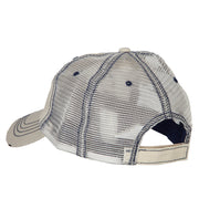 US Coast Guard Anchors Logo Embroidered Low Profile Cotton Mesh Cap