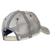 US Coast Guard Anchors Logo Embroidered Low Profile Cotton Mesh Cap