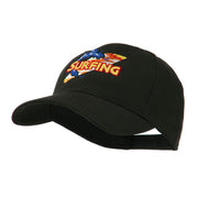 Surfing Board Logo Embroidered Cap