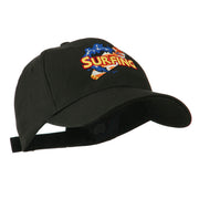 Surfing Board Logo Embroidered Cap