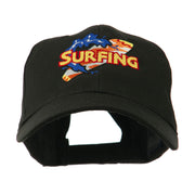 Surfing Board Logo Embroidered Cap