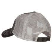 US Coast Guard Anchors Logo Embroidered Low Profile Cotton Mesh Cap