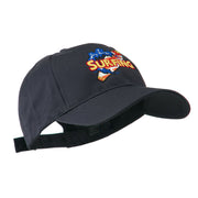 Surfing Board Logo Embroidered Cap