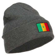 Senegal Flag Embroidered Long Beanie