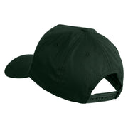 Maple Bonsai Embroidered Solid Cotton Twill 5 Panel Prostyle Snap Cap - Dark-Green OSFM