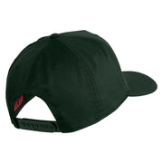Maple Bonsai Embroidered Solid Cotton Twill 5 Panel Prostyle Snap Cap - Dark-Green OSFM