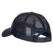 US Coast Guard Anchors Logo Embroidered Low Profile Cotton Mesh Cap