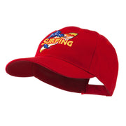 Surfing Board Logo Embroidered Cap