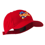 Surfing Board Logo Embroidered Cap