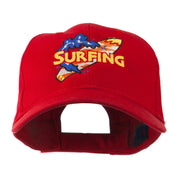 Surfing Board Logo Embroidered Cap