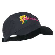 USA State Nebraska Goldenrod Embroidered Low Profile Cap