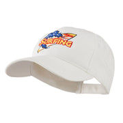 Surfing Board Logo Embroidered Cap