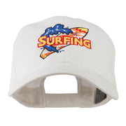 Surfing Board Logo Embroidered Cap