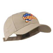 Surfing Board Logo Embroidered Cap