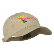 USA State Nebraska Goldenrod Embroidered Low Profile Cap