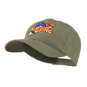 Surfing Board Logo Embroidered Cap