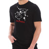 Zodiac Sagittarius Sign Graphic Design Short Sleeve Cotton Jersey T-Shirt