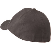 Stretch Heavy Weight Brushed Cotton Fitted Cap