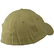 Stretch Heavy Weight Brushed Cotton Fitted Cap