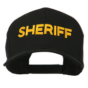 Sheriff Letter Embroidered High Profile Cap