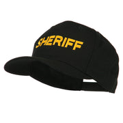 Sheriff Letter Embroidered High Profile Cap