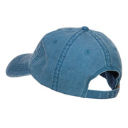 Sheriff Embroidered Washed Buckled Cap