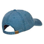 Sheriff Embroidered Washed Buckled Cap