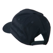 Silhouette of Golfer Swing Embroidered Cap