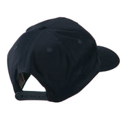 Silhouette of Golfer Swing Embroidered Cap