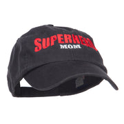 Superhero Mom Embroidered Low Profile Cap