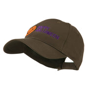 Happy Halloween Smile Pumpkin Embroidered Cap