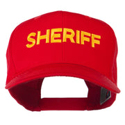 Sheriff Letter Embroidered High Profile Cap