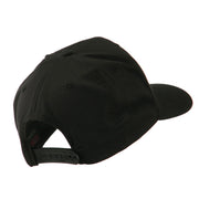 Silhouette of Golfer Swing Embroidered Cap