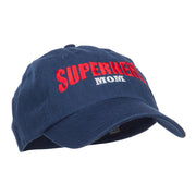 Superhero Mom Embroidered Low Profile Cap