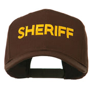 Sheriff Letter Embroidered High Profile Cap