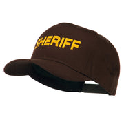 Sheriff Letter Embroidered High Profile Cap