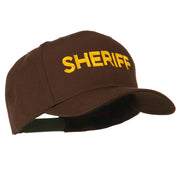 Sheriff Letter Embroidered High Profile Cap