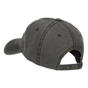 Sheriff Embroidered Washed Buckled Cap