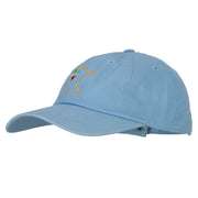 Minnesota Showy Lady's Slippers with Map Embroidered Unstructured Cap