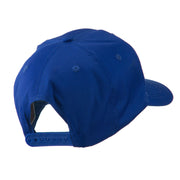 Silhouette of Golfer Swing Embroidered Cap