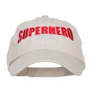 Superhero Mom Embroidered Low Profile Cap