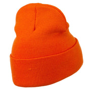 Halloween Surprised Jack o Lantern Embroidered Long Beanie