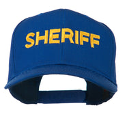 Sheriff Letter Embroidered High Profile Cap