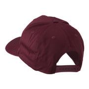 Silhouette of Golfer Swing Embroidered Cap