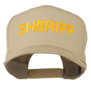 Sheriff Letter Embroidered High Profile Cap