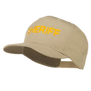 Sheriff Letter Embroidered High Profile Cap