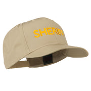 Sheriff Letter Embroidered High Profile Cap