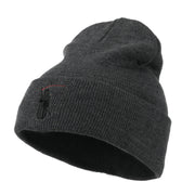 Halloween Solid Image of the Grim Reaper Embroidered Long Beanie